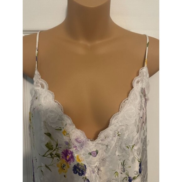 Vintage LA Intimates Nightie Slip Dress Floral Size M - Picture 2 of 10